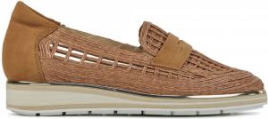 Softwaves Instapper Dames Instapschoenen Damesschoenen Suède 76331 Cognac