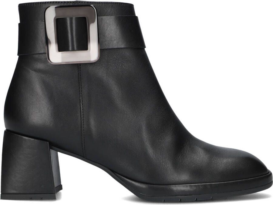 SOFTWAVES Enkellaarsjes Dames 89002 Led Maat: 38 5 Materiaal: Leer Kleur: Zwart - Foto 2