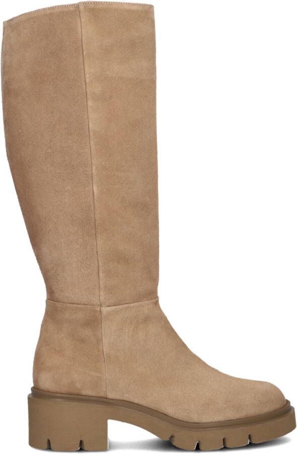 SOFTWAVES Hoge Laarzen Dames Vera 06 Maat: 39 Materiaal: Suède Kleur: Camel