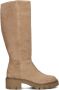 SOFTWAVES Hoge Laarzen Dames Vera 06 Maat: 37 5 Materiaal: Suède Kleur: Camel - Thumbnail 3