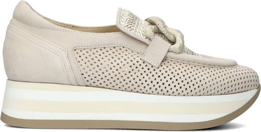 SOFTWAVES Instappers Dames 7.78.90 Maat: 38 Materiaal: Suède Kleur: Beige
