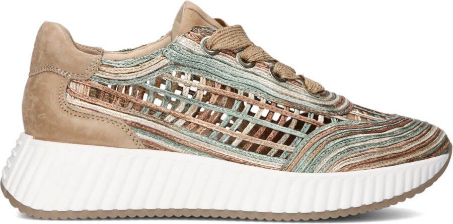 SOFTWAVES Lage Sneakers Dames 8.95.01 Maat: 42 Materiaal: Raffia