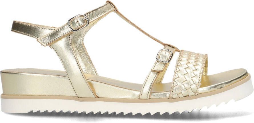 SOFTWAVES Sandalen Dames 7.42.62 Maat: 40 Materiaal: Leer Kleur: Goud - Foto 4
