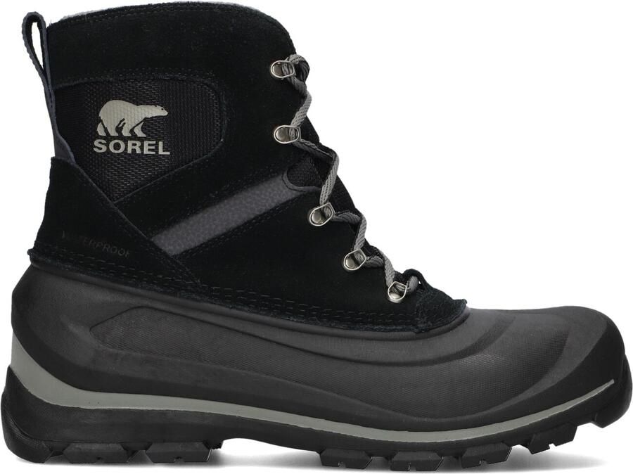 SOREL Veterboots Heren Buxton Lace Wp Maat: 41 5 Materiaal: Nubuck Kleur: Zwart - Foto 3