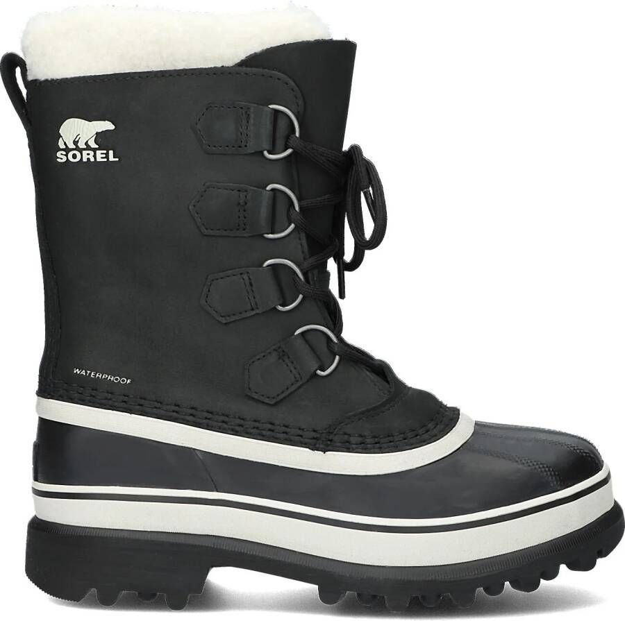 SOREL Vachtlaarzen Dames Caribou Wp Maat: 38 Materiaal: Nubuck Kleur: Zwart