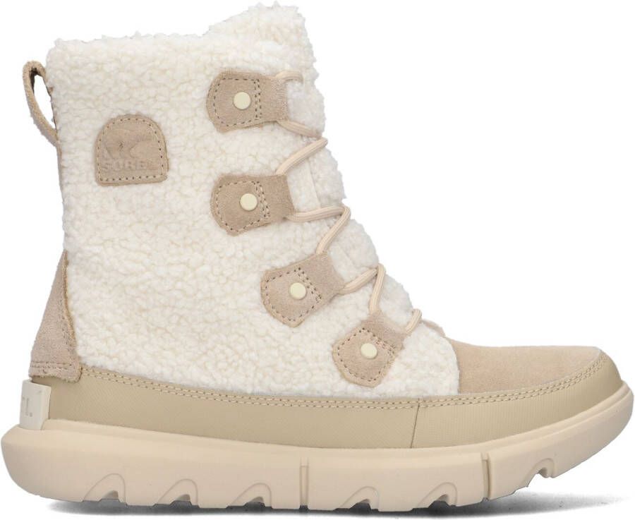 SOREL Vachtlaarzen Dames Explorer Ii Joan Cozy Maat: 38 Materiaal: Textiel Kleur: Beige