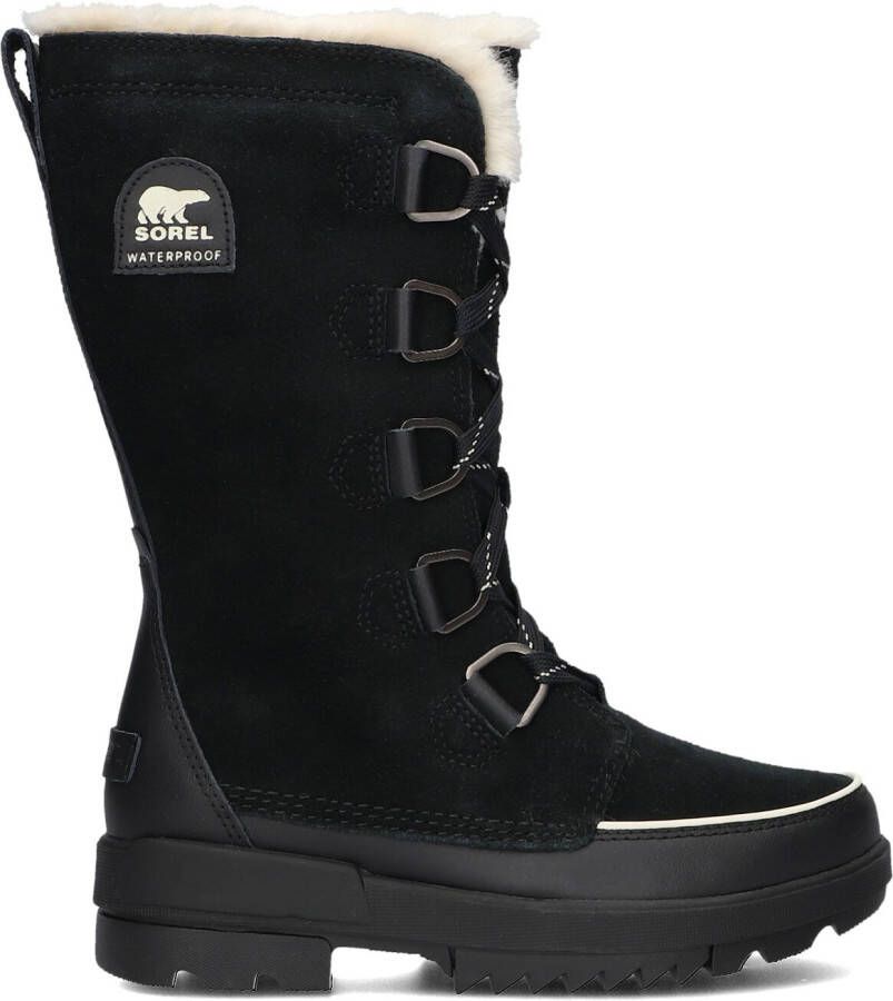 SOREL Veterboots Dames Torino Ii Tall Wp Maat: 38 Materiaal: Suède Kleur: Zwart