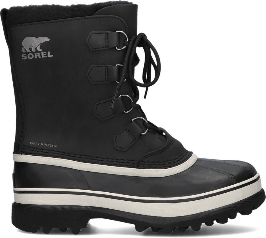 SOREL Veterboots Heren Caribou Maat: 46 Materiaal: Textiel Kleur: Zwart