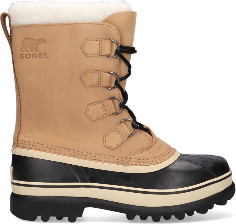 SOREL Veterboots Heren Caribou Maat: 48 Materiaal: Textiel Kleur: Camel