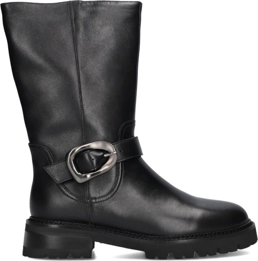 STEFANO LAURAN Biker Boots Dames Pe2052 Maat: 36 Materiaal: Leer Kleur: Zwart - Foto 4
