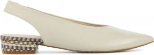 Stefano Lauran Dames Pumps Damesschoenen Leer Geen hoogte 2 cm S3044 Wit combi