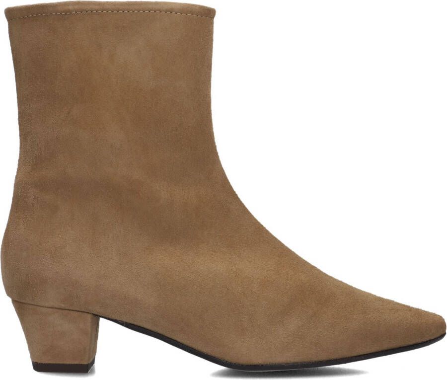 STEFANO LAURAN Enkellaarsjes Dames 010-292 Maat: 43 Materiaal: Suède Kleur: Taupe