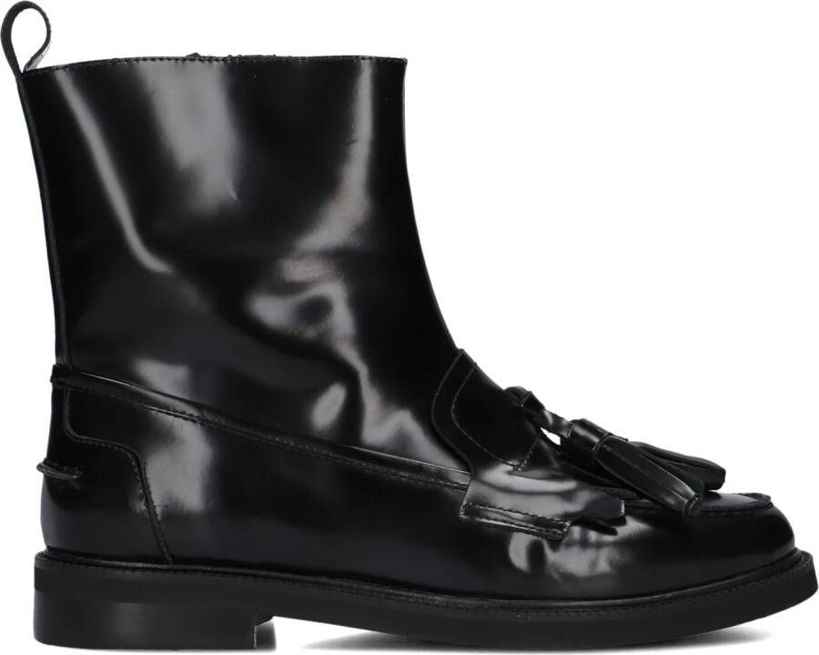 STEFANO LAURAN Enkellaarsjes Dames 12219 Maat: 40 Materiaal: Lakleer Kleur: Zwart - Foto 4