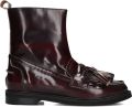 STEFANO LAURAN Enkellaarsjes Dames 12219 Leer Rood - Rood