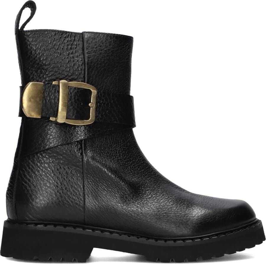 STEFANO LAURAN Enkellaarsjes Dames 9636 Maat: 39 Materiaal: Leer Kleur: Zwart - Foto 4