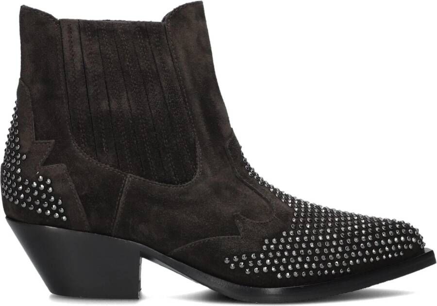 STEFANO LAURAN Enkellaarsjes Dames 9706r Maat: 38 5 Materiaal: Suède Kleur: Grijs - Foto 4