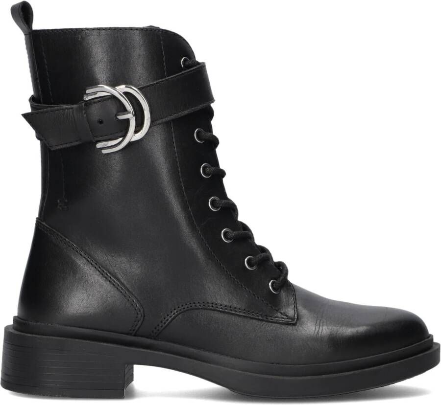 STEFANO LAURAN Enkellaarsjes Dames L1334 Maat: 37 Materiaal: Leer Kleur: Zwart