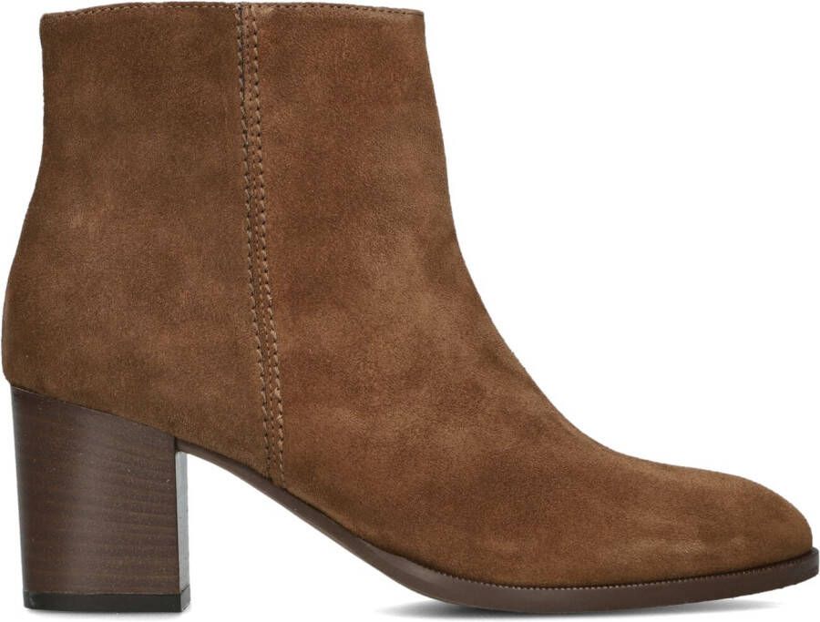 STEFANO LAURAN Enkellaarsjes Dames S3096. Maat: 42 Materiaal: Suède Kleur: Cognac