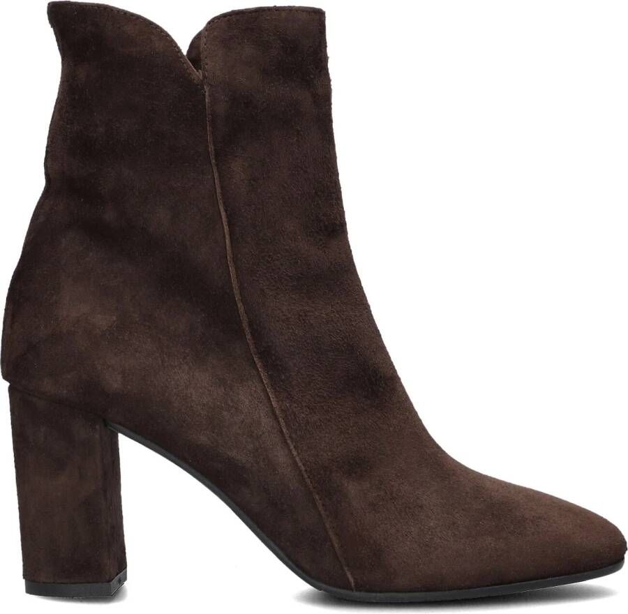 STEFANO LAURAN Enkellaarsjes Dames S3113. Maat: 37 Materiaal: Suède Kleur: Bruin