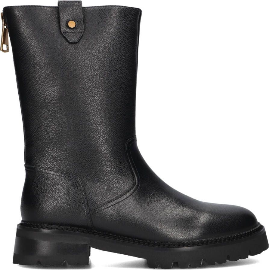STEFANO LAURAN Enkellaarsjes Dames St2156 Maat: 37 Materiaal: Leer Kleur: Zwart - Foto 5