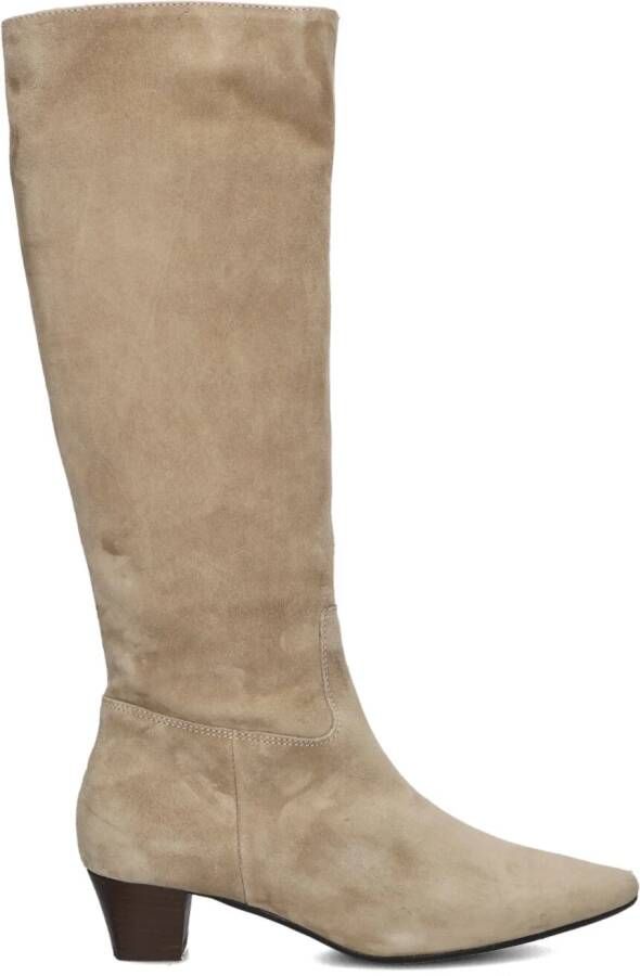 STEFANO LAURAN Hoge Laarzen Dames 010-290 Maat: 39 Materiaal: Suède Kleur: Beige