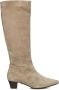 STEFANO LAURAN Hoge Laarzen Dames 010-290 Maat: 39 Materiaal: Suède Kleur: Beige - Thumbnail 3