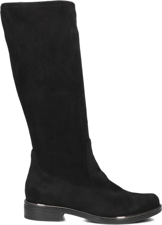 STEFANO LAURAN Hoge Laarzen Dames 25512-23 Maat: 38 Materiaal: Suèdelook Kleur: Zwart - Foto 4
