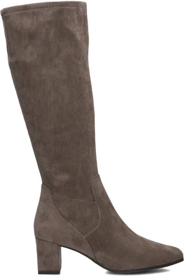 STEFANO LAURAN Hoge Laarzen Dames 25547 Maat: 36 Materiaal: Suède Kleur: Taupe
