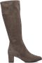 STEFANO LAURAN Hoge Laarzen Dames 25547 Maat: 36 Materiaal: Suède Kleur: Taupe - Thumbnail 2