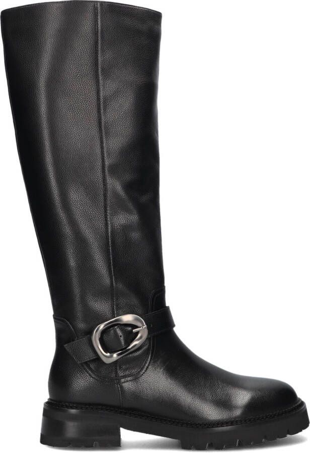 STEFANO LAURAN Hoge Laarzen Dames Pe2053 Maat: 39 Materiaal: Leer Kleur: Zwart