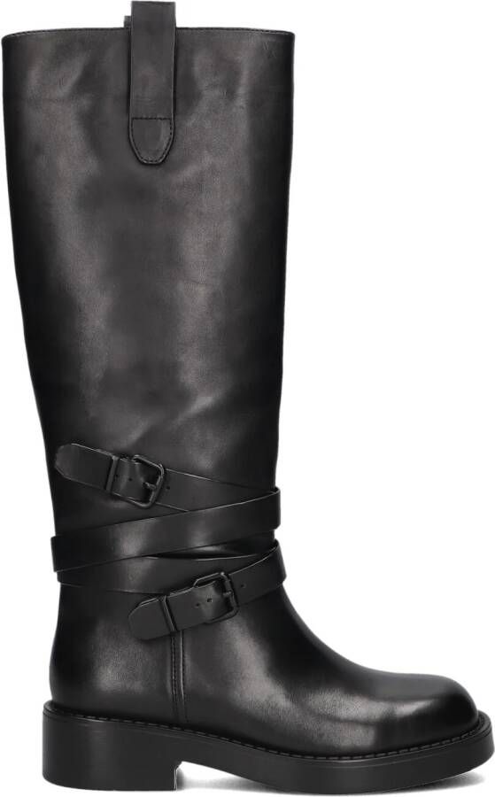 STEFANO LAURAN Hoge Laarzen Dames Pe2058 Maat: 40 Materiaal: Leer Kleur: Zwart - Foto 3