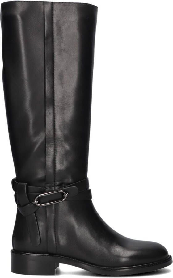 STEFANO LAURAN Hoge Laarzen Dames Pe2076 Maat: 38 Materiaal: Leer Kleur: Zwart - Foto 4