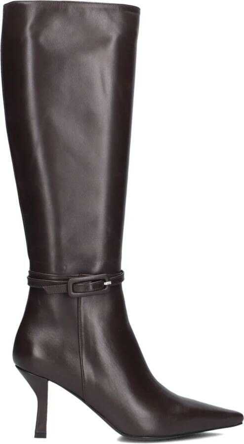 STEFANO LAURAN Hoge Laarzen Dames Penny3 Maat: 36 Materiaal: Leer Kleur: Bruin - Foto 4