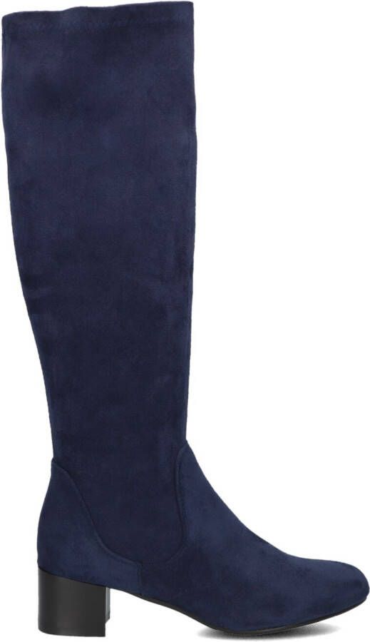 STEFANO LAURAN Hoge Laarzen Dames Xtm16891-1 Maat: 38 Materiaal: Suèdelook Kleur: Blauw