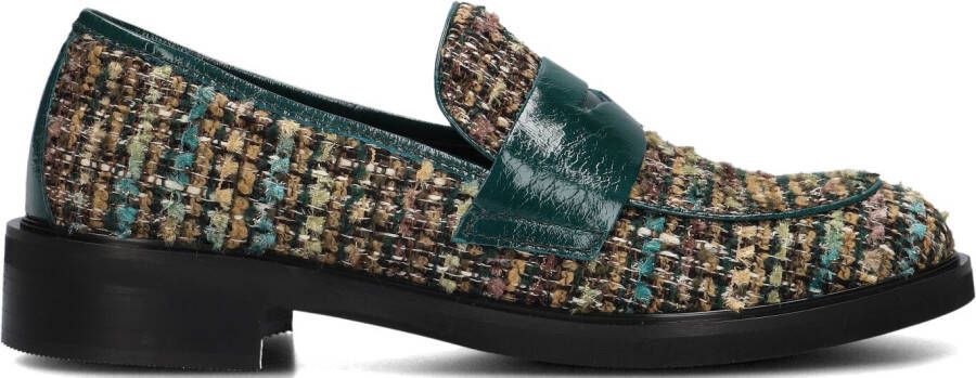 STEFANO LAURAN Instappers Dames S3146 Maat: 39 Materiaal: Textiel Kleur: Groen