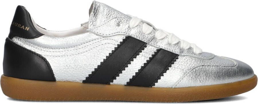 STEFANO LAURAN Lage Sneakers Dames 1white101 Maat: 41 Materiaal: Leer Kleur: Zilver