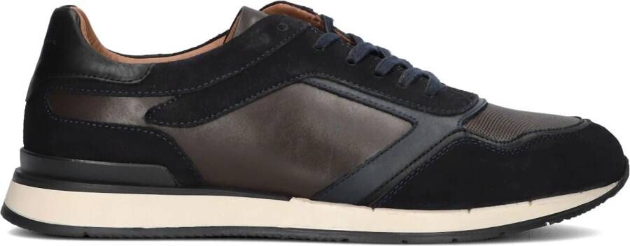 STEFANO LAURAN Lage Sneakers Heren Sl124h610 Maat: 45 Materiaal: Leer Kleur: Blauw - Foto 3