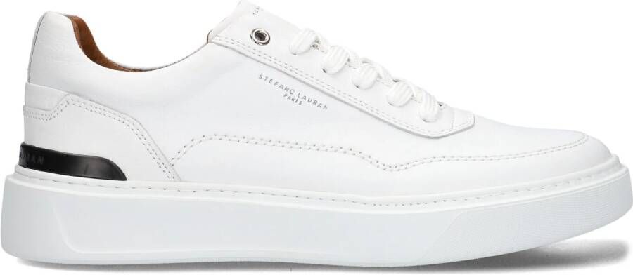 STEFANO LAURAN Lage Sneakers Heren Star 001 Maat: 48 Materiaal: Leer Kleur: Wit