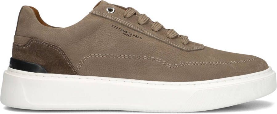 STEFANO LAURAN Lage Sneakers Heren Star 001 Maat: 47 Materiaal: Nubuck Kleur: Taupe