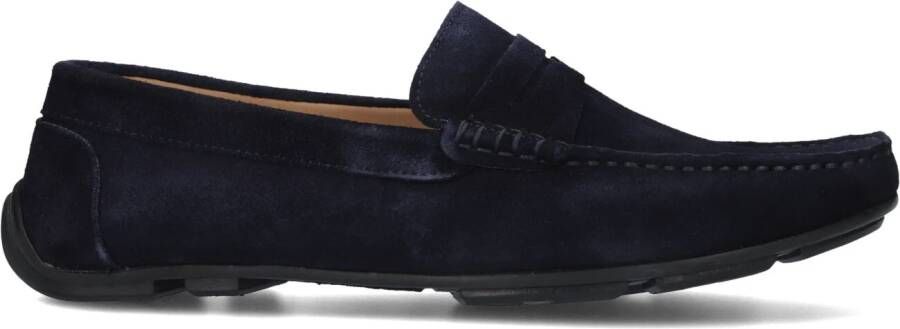 STEFANO LAURAN Loafers Heren 2500 Maat: 44 Materiaal: Suède Kleur: Donkerblauw