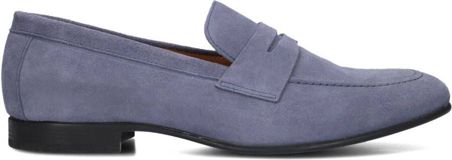 Stefano Lauran Instappers Heren Instapschoenen Herenschoenen Suède S3138 Jeans blauw - Foto 2