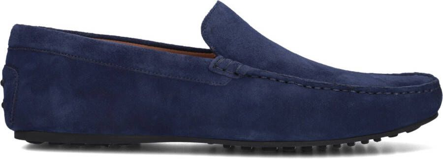STEFANO LAURAN Mocassins Heren 2 Gesp Bio Slipper Maat: 46 Materiaal: Suède Kleur: Blauw