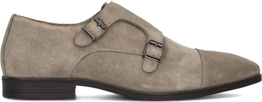 STEFANO LAURAN Nette Schoenen Heren Gesp Maat: 40 Materiaal: Suède Kleur: Taupe