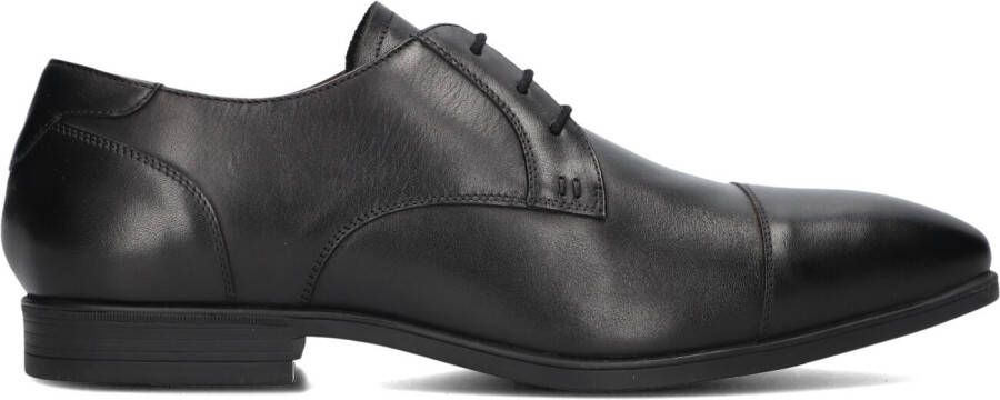 STEFANO LAURAN Nette Schoenen Heren Veter Maat: 42 5 Materiaal: Leer Kleur: Zwart
