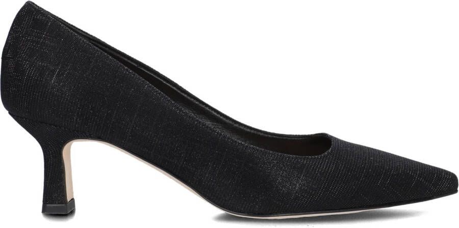 Stefano Lauran Dames Pumps Damesschoenen Leer Glitter Kitten heel hoogte S3081 Zwart - Foto 1