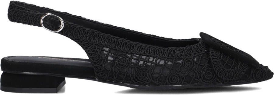 STEFANO LAURAN Slingbacks Dames 586131677 K Maat: 36 Materiaal: Textiel Kleur: Zwart
