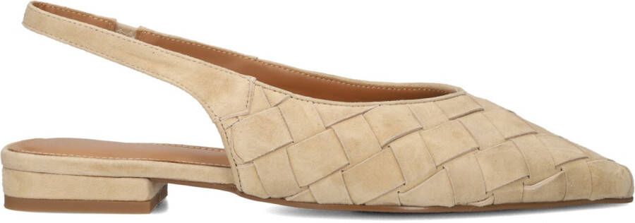 STEFANO LAURAN Slingbacks Dames 6155 Maat: 40 Materiaal: Suède Kleur: Beige