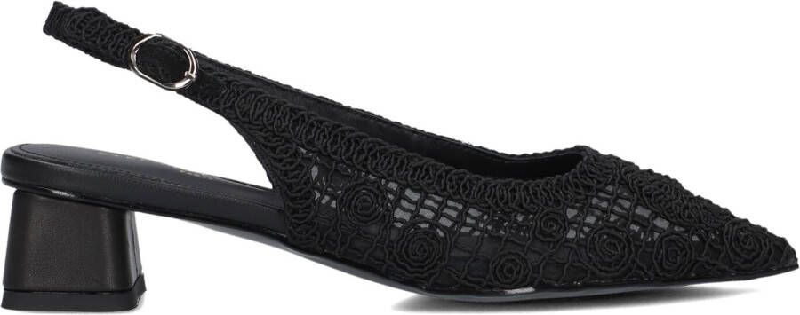 STEFANO LAURAN Slingbacks Dames D24059 Maat: 39 Materiaal: Textiel Kleur: Zwart