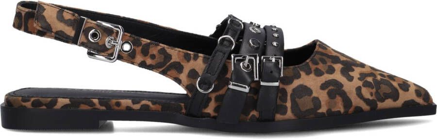 STEFANO LAURAN Slingbacks Dames D241192129 Maat: 36 Materiaal: Suède Kleur: Camel