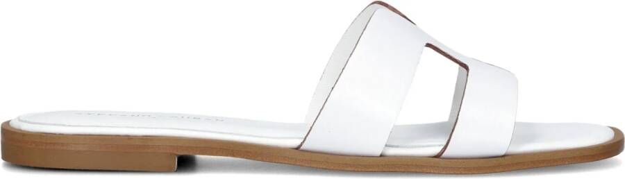 STEFANO LAURAN Slippers Dames 22622 Maat: 36 Materiaal: Leer Kleur: Wit